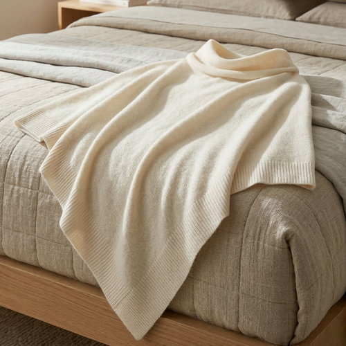 The Knitted Fleece Shawl