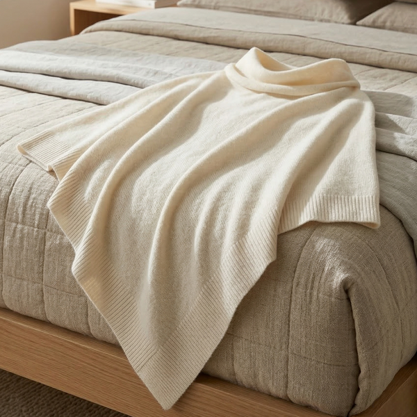 The Knitted Fleece Shawl
